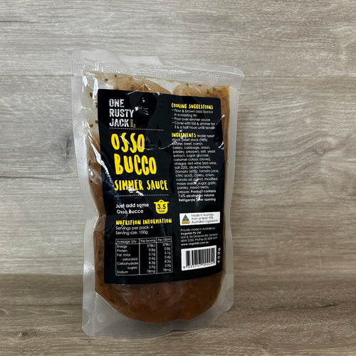 One Rusty Jack Osso Bucco Simmer Sauce